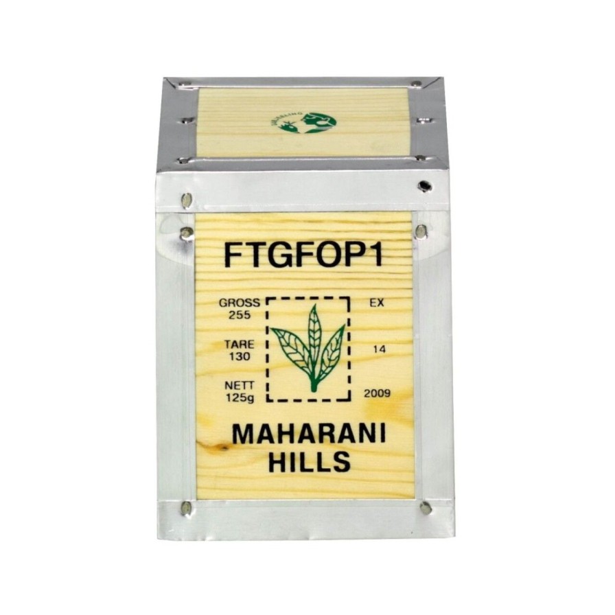 Wollenhaupt Schwarzer Tee | Darjeeling Ftgfop1 First Flush Maharani Hills, 125 G Minikiste